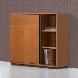 Hall furniture Chiado Honey Pine / Wenguê - Movel Hall