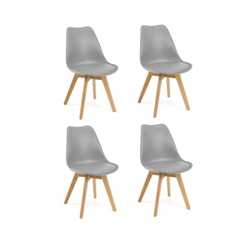 Cadeira Nordic 4 unidades - Cadeiras Sala Jantar