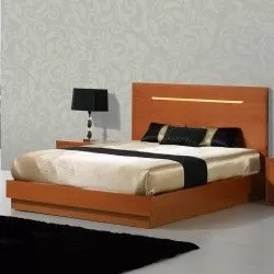 Viena Beech Double Bed - Camas