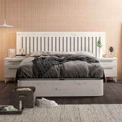 Indo Double Bed with 2080mm Headboard - Camas