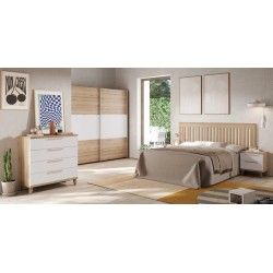 Indo Double Bed with 2080mm Headboard - Camas
