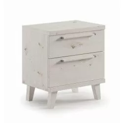 Indo Bedside Table w/foot (each) - Mesas de Cabeceira