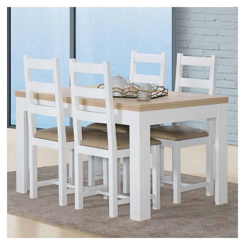 Dining Table Extendable Florence White Oak