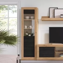 1P Crystal Living Room Display Gnesis 010 - Estantes