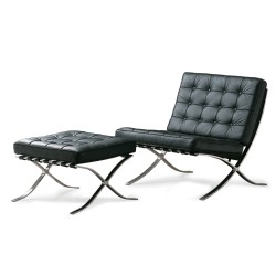Armchair + footstool Hesse 637 - Cadeirões