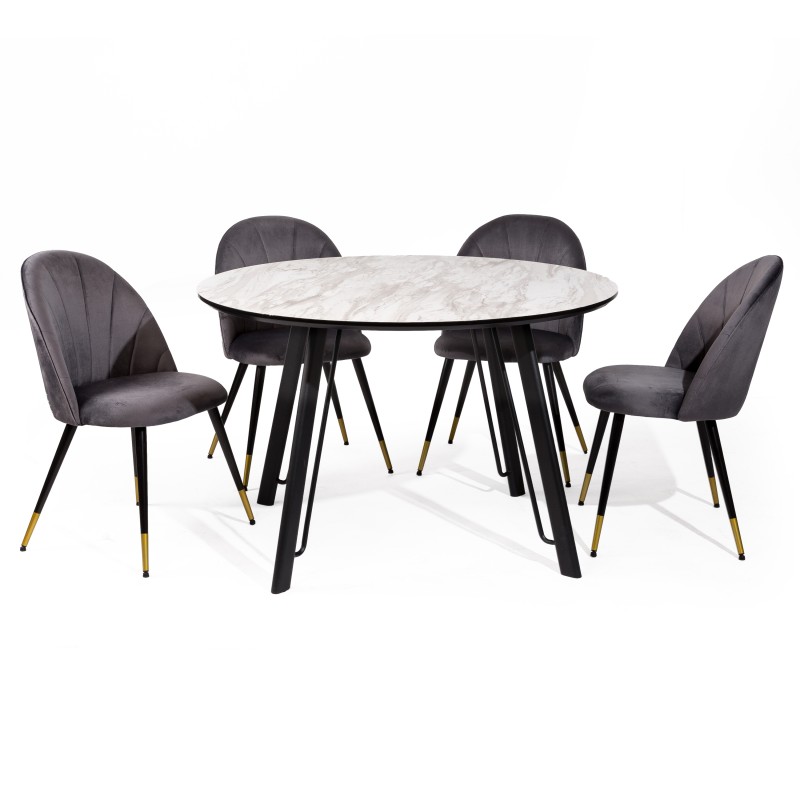 Round dining table Atira 637 - Mesas de Sala