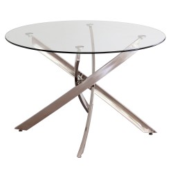 Fixed round dining table Delia 637 - Mesas de Sala