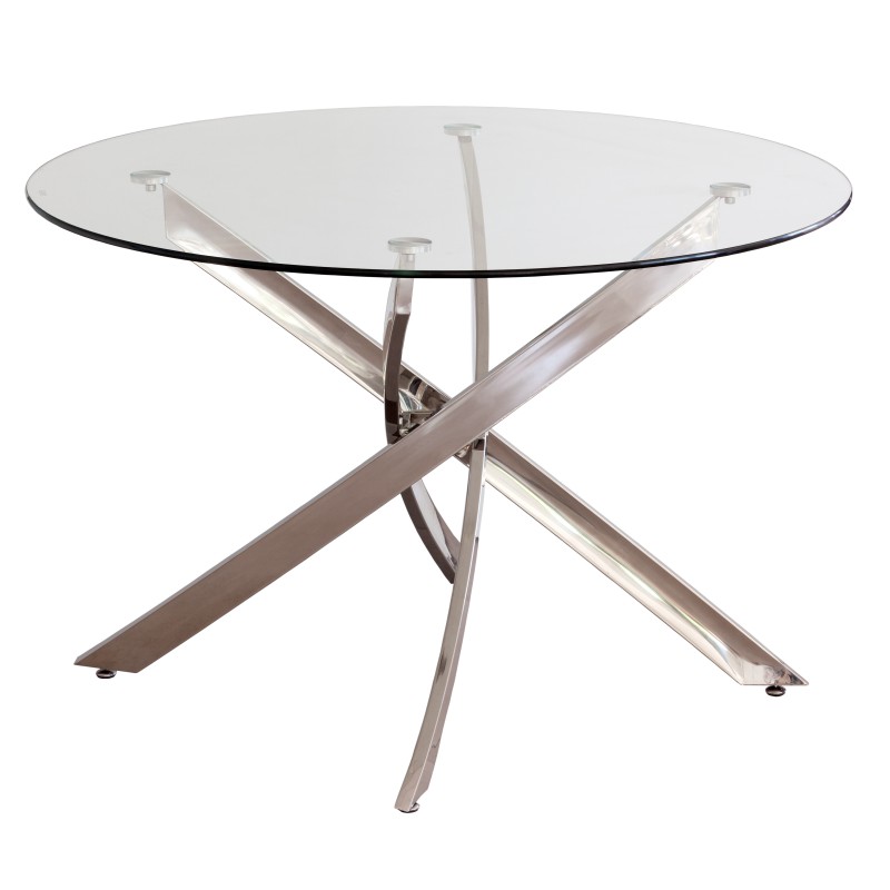 Fixed round dining table Delia 637