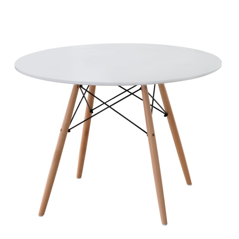 Fixed round dining table Islandia 637 - Mesas de Sala