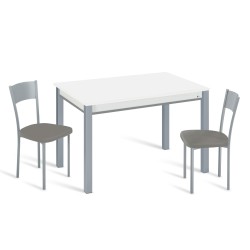 Mesa de Cozinha Retangular Extensível Phyna 1.0 - Mesas de Cozinha