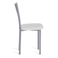 PACK Mesa de Cozinha Quadrada Extensível Livro Galante + 2 Cadeiras Baunilha - Mesas de Cozinha