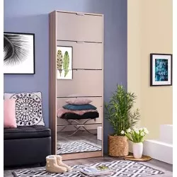 Shoe rack 3P or 5P Hugo mirror - Roupeiros de Bater