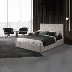 Cama de Casal Zurique 590 - Camas Estofadas