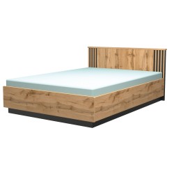 Cama de Casal LA16 Lamelo - Estantes