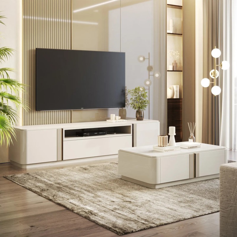 Daris TV cabinet with opening - TV Base