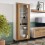 Vitrine Gnesis 560A albo+naturale+rayado