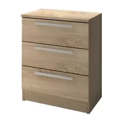 Mesa de Cabeceira Eco+  3 gavetas 1014 - Mesas de Cabeceira