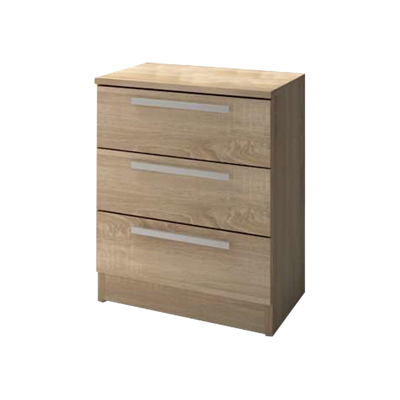 Eco+ bedside table 3 drawers 1014