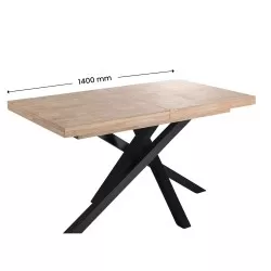 Mesa de Sala de Jantar XENA Extensível 1400 - Mesas de Sala