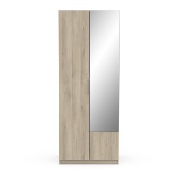 Ghost 2P wardrobe Ref. 391389 (oak) - Roupeiros de Bater