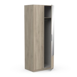 Ghost 2P wardrobe Ref. 391389 (oak) - Roupeiros de Bater
