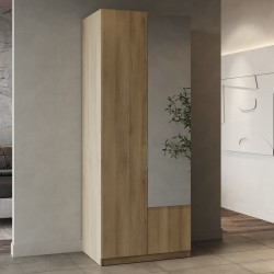 Ghost 2P wardrobe Ref. 391389 (oak) - Roupeiros de Bater