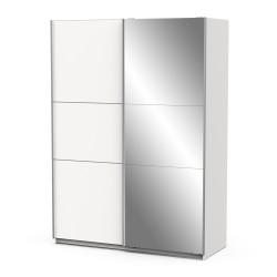 Roupeiro Ghost 2P Correr Ref.ª 190009 (branco) - Roupeiros de Correr