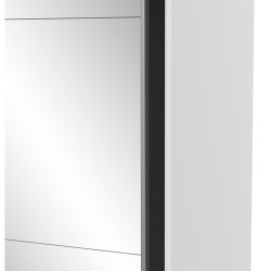 Roupeiro Ghost 2P Correr Ref.ª 190009 (branco) - Roupeiros de Correr