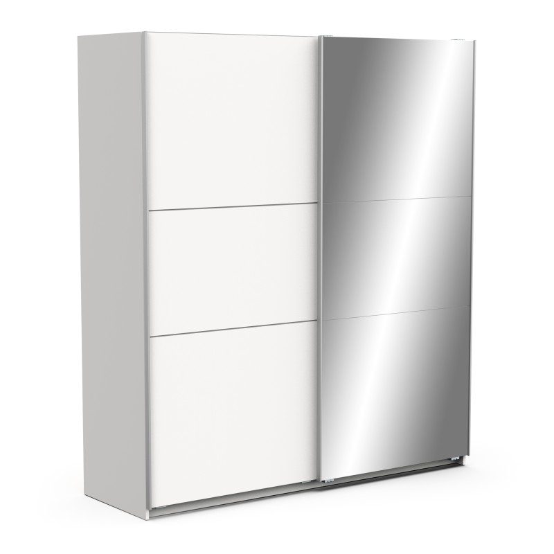 Roupeiro Ghost 2P Correr Ref.ª 190010 (branco)