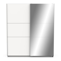 Ghost 2P Sliding Wardrobe Ref. 190010 (white) - Roupeiros de Correr