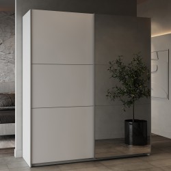 Ghost 2P Sliding Wardrobe Ref. 190010 (white) - Roupeiros de Correr