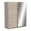 Roupeiro Ghost 2P Correr Ref.ª 190014 (carvalho)