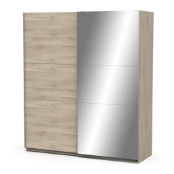 Ghost 2P Sliding Wardrobe Ref. 190014 (oak) - Roupeiros de Correr