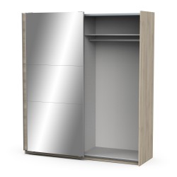 Ghost 2P Sliding Wardrobe Ref. 190014 (oak) - Roupeiros de Correr