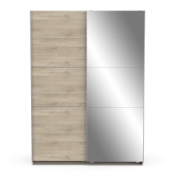 Ghost 2P Sliding Wardrobe Ref. 190013 (oak) - Roupeiros de Correr