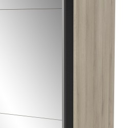 Roupeiro Ghost 2P Correr Ref.ª 190013 (carvalho) - Roupeiros de Correr