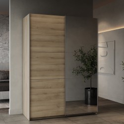 Ghost 2P Sliding Wardrobe Ref. 190013 (oak) - Roupeiros de Correr