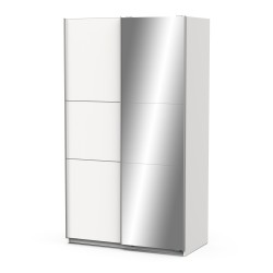 Roupeiro Ghost 2P Correr Ref.ª 190008 (branco) - Roupeiros de Correr