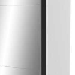 Ghost 2P Sliding Wardrobe Ref. 190008 (white) - Roupeiros de Correr