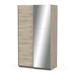 Ghost 2P Sliding Wardrobe Ref. 190012 (oak) - Roupeiros de Correr