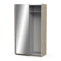 Ghost 2P Sliding Wardrobe Ref. 190012 (oak) - Roupeiros de Correr