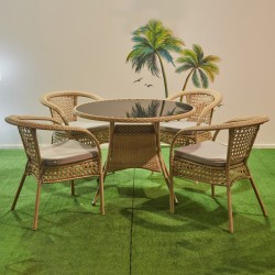 Pack of 4 Manila Garden Chairs - Garden chairs