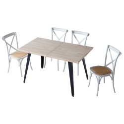 BERG Extendable Rectangular Dining Table - Aparadores