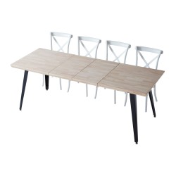 BERG Extendable Rectangular Dining Table - Aparadores