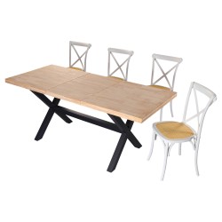 Mesa de Jantar Extensível X-LOFT - Mesas de Sala