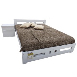 Roma bed + 1 bedside table - Mega Outlet