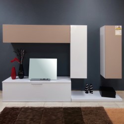 Estante Branco Beige - Mega Outlet