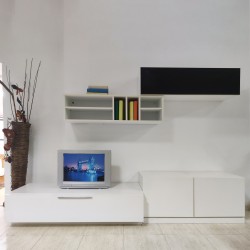 Athenea Bookcase White - Mega Outlet