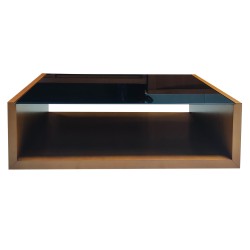 Black Glass Coffee Table - Mega Outlet