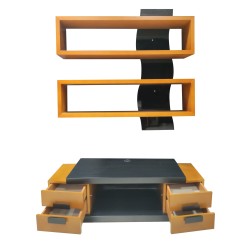 TV stand + hanging cabinet - Mega Outlet